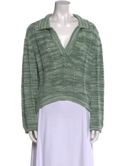 Pre-owned Simkhai Sweater In Green