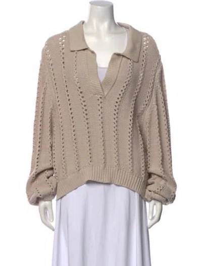 Pre-owned Simkhai Sweater In Neutral
