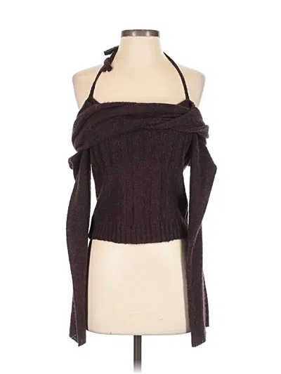 Pre-owned Simkhai Sweater Vest In Brown