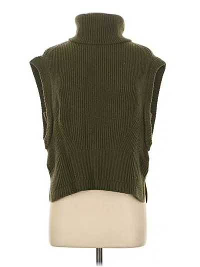 Pre-owned Simkhai Sweater Vest In Green