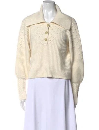 Pre-owned Simkhai Sweater In White
