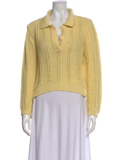 Pre-owned Simkhai Sweater In Yellow