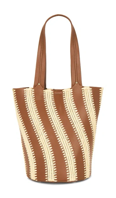Simkhai Talia Bucket Bag In Brown