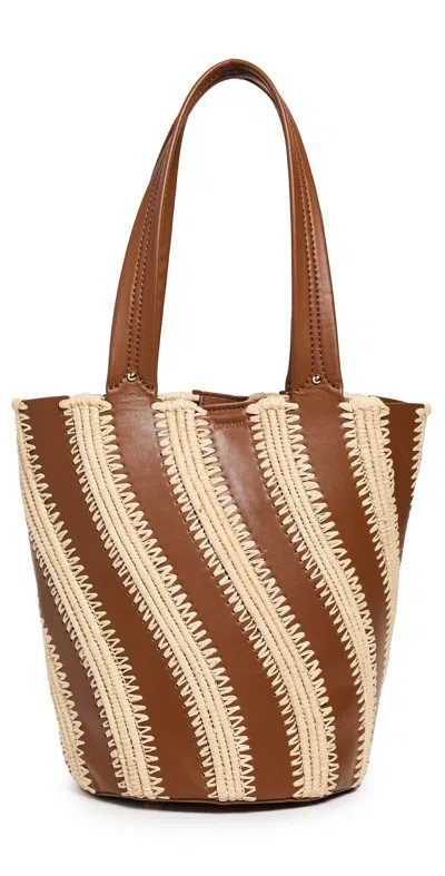 Simkhai Talia Bucket Bag Sable In Brown