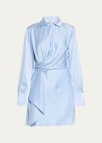 Simkhai Talit Mini Dress In Sky