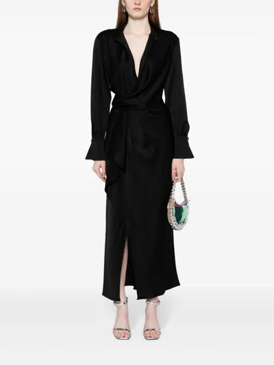 Simkhai Talita Wrap Dress In Black