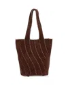 Simkhai Tallia Suede Tote In Brown