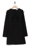 Simkhai Tamera Long Sleeve Minidress In Black