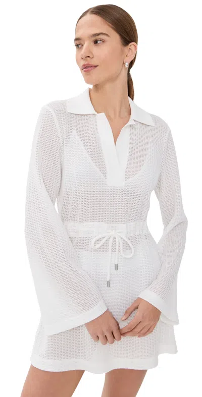 Simkhai Tammie Mini Dress White