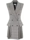 Simkhai Tanaka Sleeveless Mini Blazer Dress In Black