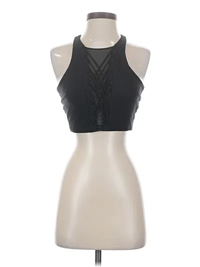 Simkhai Tank Top Black Halter Neckline Tops