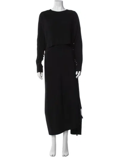 Pre-owned Simkhai Tassel Accents Skirt Set In Black