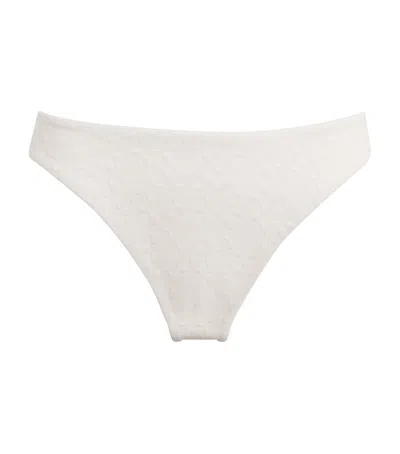 Simkhai Tati Bikini Bottoms In White