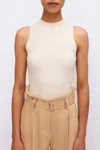 Simkhai Reza Ribbed Racerback Tank Top