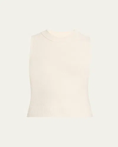 Simkhai Tatyana High-neck Tank Top In Neutral