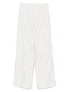 Simkhai Womens Midnight Striped Stretch-woven Trousers In White