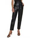 Simkhai Tessa Vegan Leather Cropped Trousers In Black