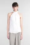 Simkhai Thea Topwear In White Acetate In White