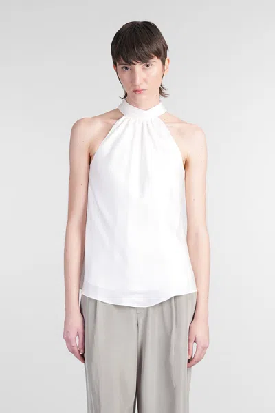 Simkhai Thea Topwear In White Acetate