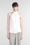 Simkhai Thea Topwear In White Acetate In White