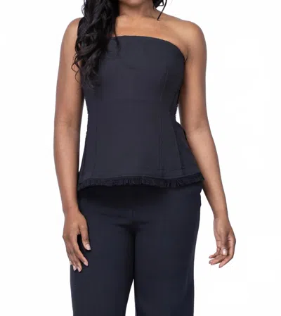 Simkhai Theodora Bustier Top In Black