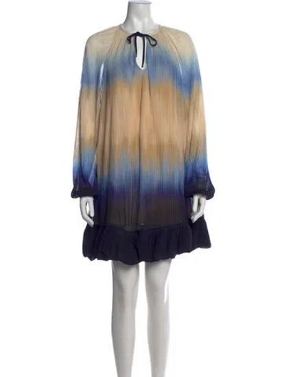 Pre-owned Simkhai Tie-dye Print Mini Dress