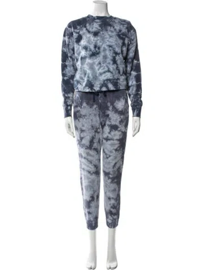 Pre-owned Simkhai Tie-dye Print Pantsuit In Blue