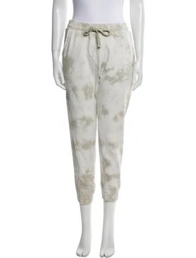 Pre-owned Simkhai Tie-dye Print Straight Leg Pants In Blue