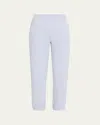 Simkhai Tillie Cashmere-cotton Travel Pants In Blue