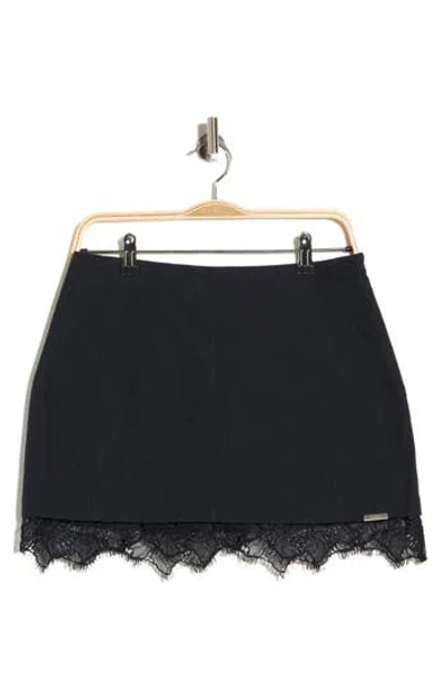 Simkhai Tobie Lace Trim Miniskirt In Multi