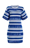 Simkhai Torrance Oversized Knit Tunic In Blue