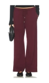 Simkhai Travel Pant In Burgundy
