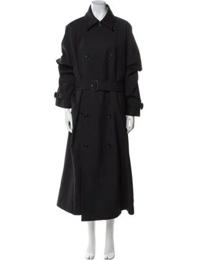 Pre-owned Simkhai Trench Coat In Blue