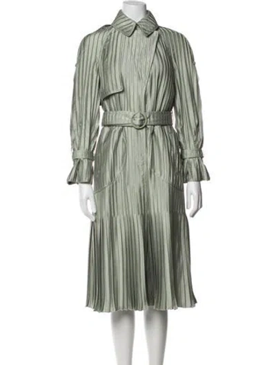 Pre-owned Simkhai Trench Coat In Green