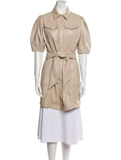 Pre-owned Simkhai Trench Coat In Neutral