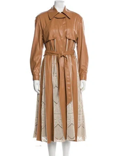Pre-owned Simkhai Trench Coat W/ Tags In Brown
