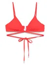 Simkhai Harlen Bikini Top In Red