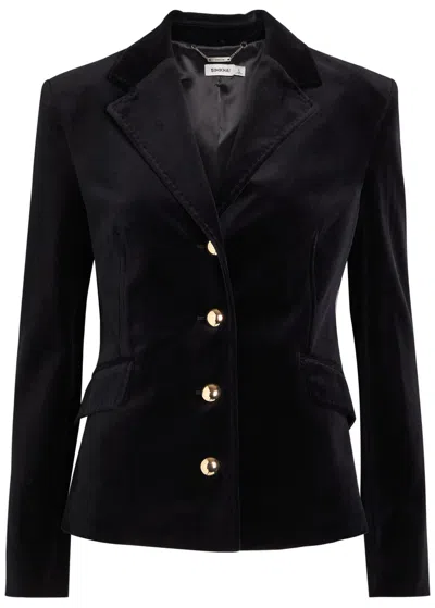 Simkhai Trueman Velvet Jacket In Black