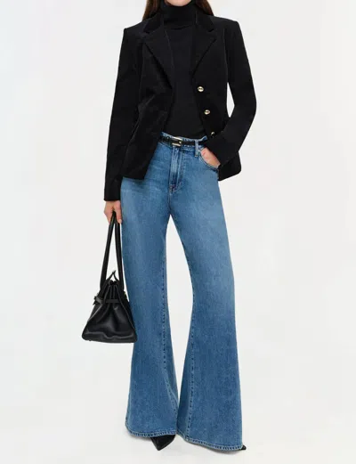 Simkhai Trueman Velvet Jacket In Black