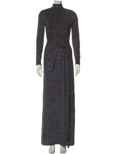 Pre-owned Simkhai Turtleneck Long Dress In Multi