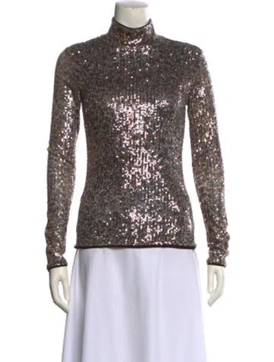 Pre-owned Simkhai Turtleneck Long Sleeve Sweatshirt W/ Tags In Black