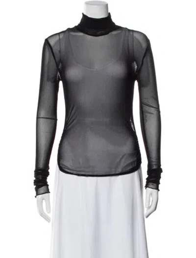 Pre-owned Simkhai Turtleneck Long Sleeve Top In Multi