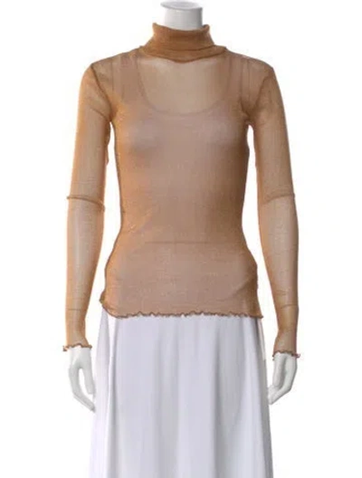 Pre-owned Simkhai Turtleneck Long Sleeve Top W/ Tags