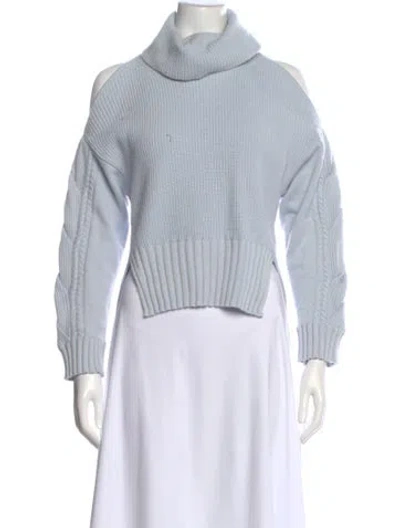 Pre-owned Simkhai Turtleneck Sweater In Blue