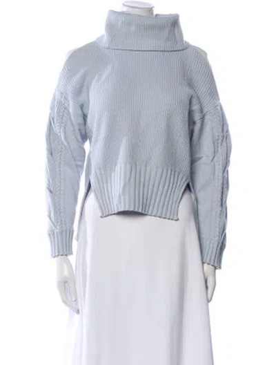 Pre-owned Simkhai Turtleneck Sweater In Blue