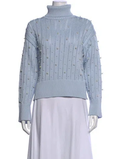 Pre-owned Simkhai Turtleneck Sweater In Blue