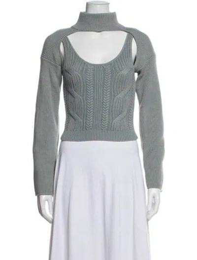 Pre-owned Simkhai Turtleneck Sweater In Blue