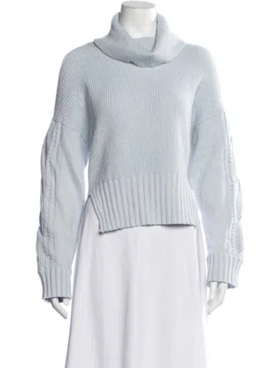 Pre-owned Simkhai Turtleneck Sweater In Blue