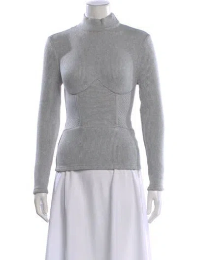 Pre-owned Simkhai Turtleneck Sweater In Gray