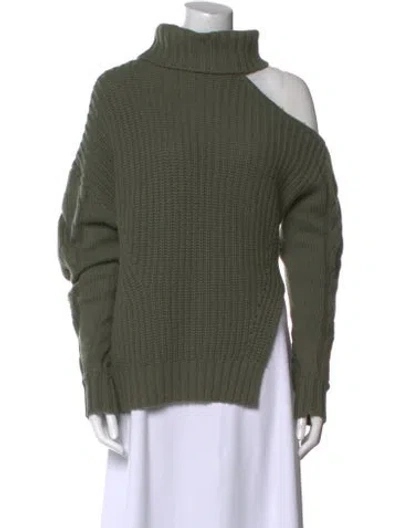 Pre-owned Simkhai Turtleneck Sweater In Green